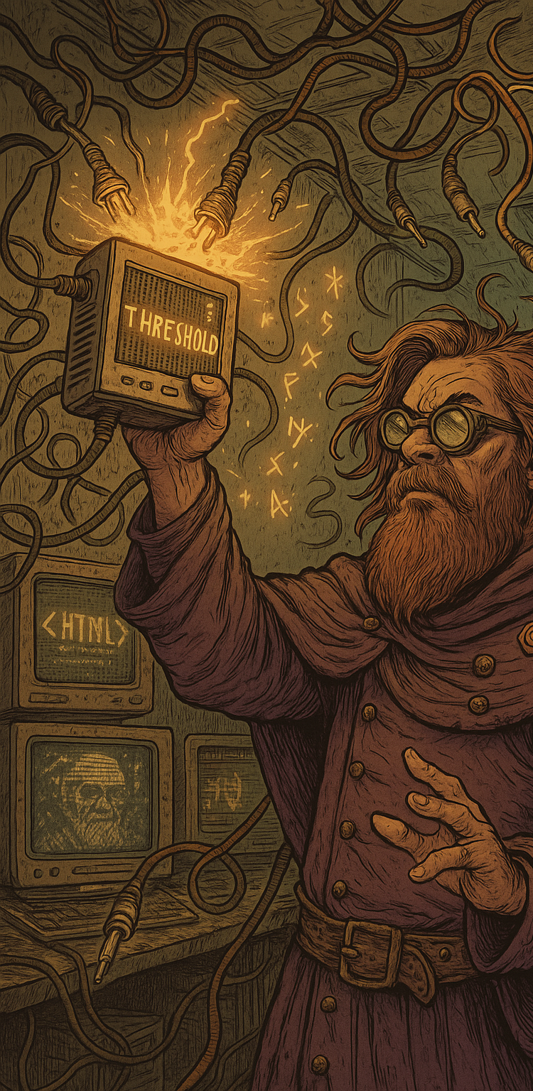 Technowizard Threshold Illustration